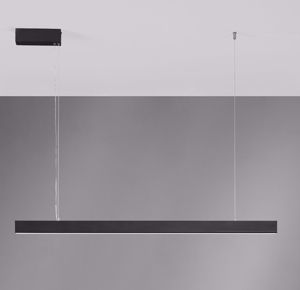 Lampadario moderno vivida segmento bronzo per tavolo ufficio led 36w cct