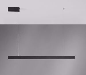 Vivida segmento nero lampadario per ufficio moderno nero led 36w cct