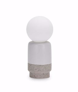 Ideal lux cream tl1 d22 lampada da tavolo moderna per soggiorno