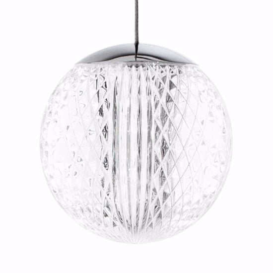 Diamond sp3 lampadario tre luci a scascata sospensione sfere effetto cristallo