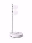Ideal lux lampada da tavolo ping pong tl2 bianca led 6w 300k