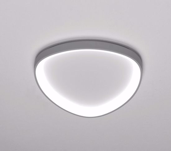 Plafoniera led 38w 3000k 4000k vivida lifering titanio dimmerabile