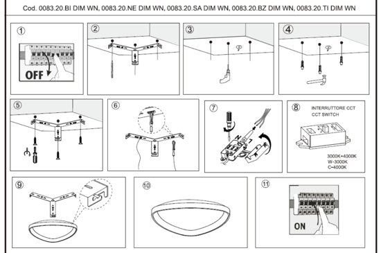 Vivida lifering-p plafoniera bronzo led 38w 3000k 4000k dimmerabile moderna