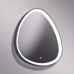 Vivida lifering bronzo specchio per camera da letto moderna touch led 25w 3000k