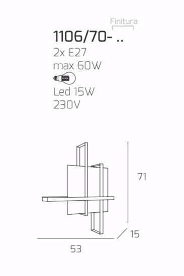 Plafoniera nera design moderna per cucina top light cross