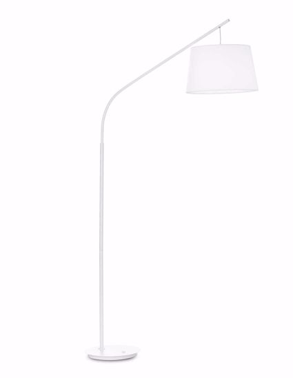 Daddy pt1 lampada ad arco moderna bianca ideal lux