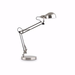 Johnny tl1 ideal lux lampada per scrivania ragazzo nickel orientabile