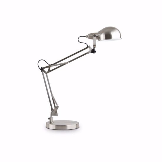Johnny tl1 ideal lux lampada per scrivania ragazzo nickel orientabile