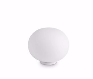 Ideal lux smarties tl1 d30 abat jour da comodino sfera 30cm vetro bianca