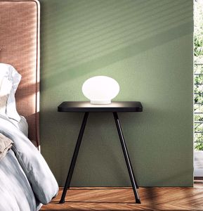Ideal lux smarties tl1 d30 abat jour da comodino sfera 30cm vetro bianca