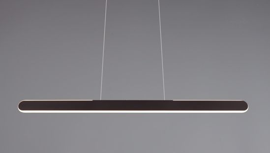 Lampadario nero per tavolo cucina moderna led 28w cct dimmerabile