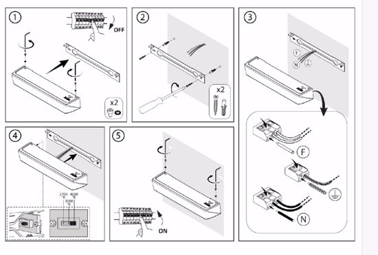 Applique led 24w cct dimmerabile biemissione parallelepipedo bianco vivida hantera