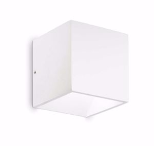 Rubik ap 3000k ideal lux applique da esterno cubo bianco led 8,5w ip54