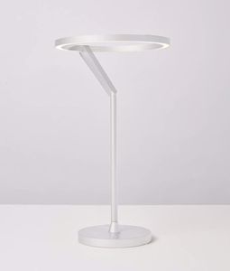 Lampada da tavolo bianca moderna led 15w 3000k 4000k dimmerabile vivida meridiana