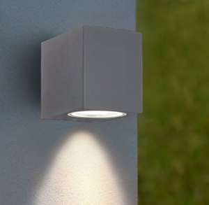Up ap1 ideal lux applique cubo da esterno antracite mono emissione