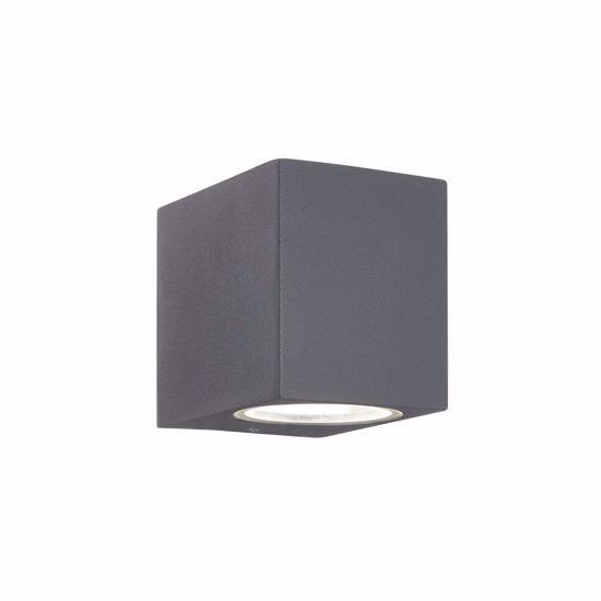 Up ap1 ideal lux applique cubo da esterno antracite mono emissione