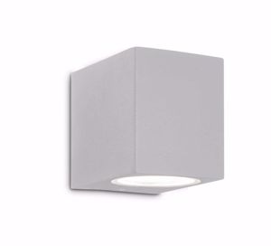 Up ap1 ideal lux applique da esterno cubo grigio ip44