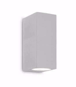 Up ap2 ideal lux applique da esterno doppio fascio luce ip44 grigio