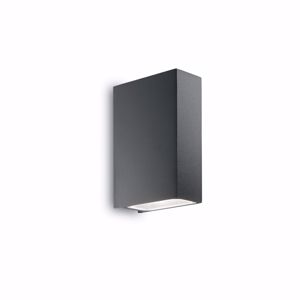 Tetris-2 ap2 ideal lux applique da esterno sottile antracite ip44