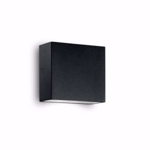 Tetris-1 ap1 ideal lux applique da parete per esterno nero ip44