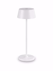 Pure tl ideal lux lampada da tavolo bianco da esterno portatile ricaricabile led 3000k