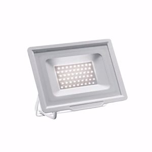 Ges led proiettore led 50w ip65 4250lm 3000k metallo bianco