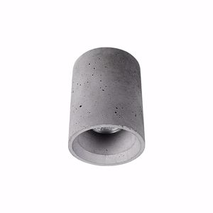 Faretto da soffitto cilindro di cemento grigio per interni gu10 led