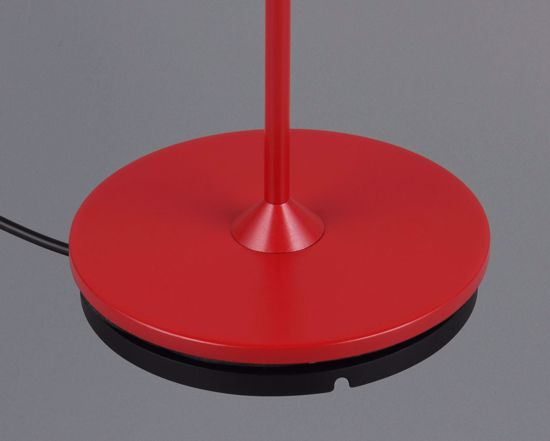 Lampada rossa da tavolino ricaricabile portatile led 1,5w 3000k moderna ip44