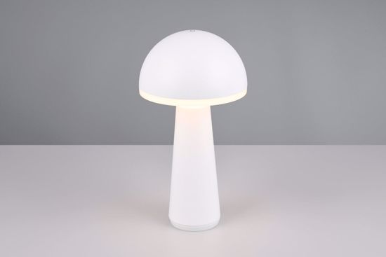Lampada da tavolo bianca portatile led tricolor ricaricabile per esterni ristoranti