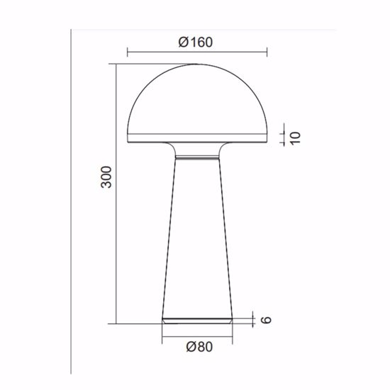 Lampada da tavolo bianca portatile led tricolor ricaricabile per esterni ristoranti