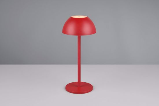 Lampada da esterno portatile senza fili rossa led moderna