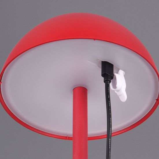 Lampada da esterno portatile senza fili rossa led moderna
