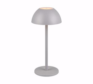 Lampada colore grigio da tavolo senza fili led 3000k design moderna impermeabile