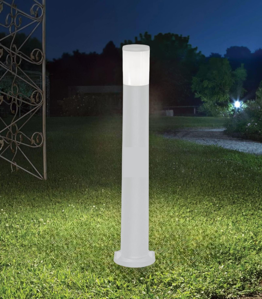 Atena pt1 bianco ideal lux lampione da giardino per esterno ip55