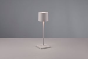 Lampada da tavolo grigio senza fili led tricolor per ristoranti da esterno ricaricabile