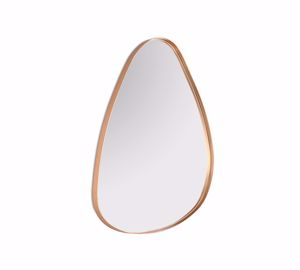 Specchio da parete 50x35 design moderno cornice metallo oro verticale orizzontale