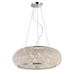 Pasha&apos; sp10 ideal lux lampadario micro sfere cristallo