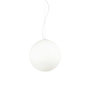 Ideal lux mapa bianco sp1 d40 sfera in vetro bianco 40cm