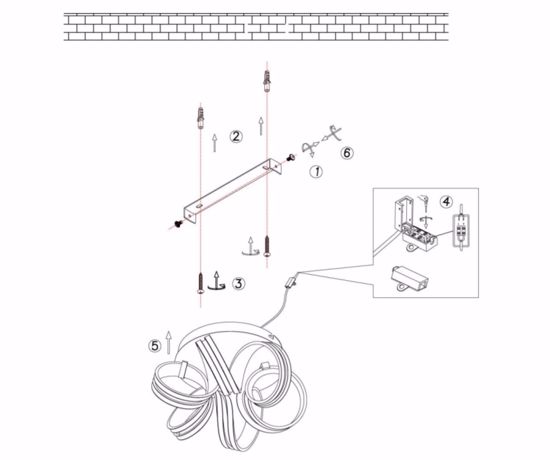 Plafoniera per camera da letto  38w 3000k dimmerabile nichel