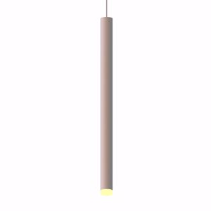 Lampadario sospensione cilindro bianco diffusore acrilico led 6w 3000k
