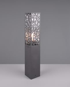 Lampione da giardino grigio antracite moderno ip44