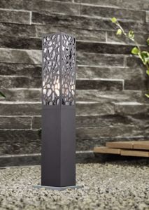 Lampione da giardino grigio antracite moderno ip44