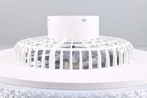 Ventilatore plafoniera per camera da letto con telecomando e luce