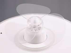 Ventilatore plafoniera bianco design moderno per cucina con telecomando