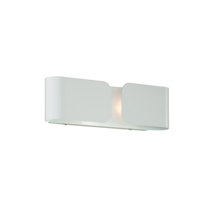 Applique lampada da parete bianca clip ap2 small bianco ideal lux