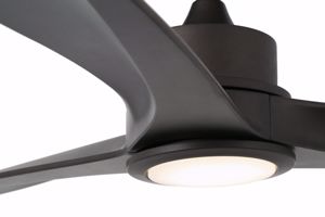 Lampadario con ventilatore da soffitto silenzioso da 17mq a pale marrone con luce telecomando