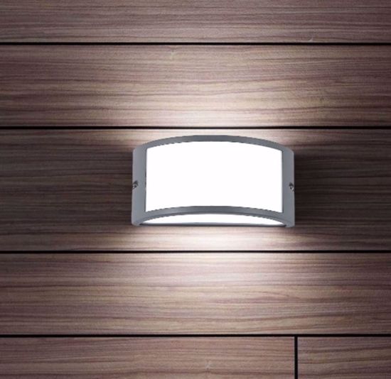 Rex-1 ap1 applique da esterno curvo ip44 antracite ideal lux