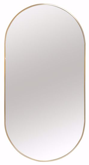 Specchio ovale 60x120 da parete cornice oro design moderno