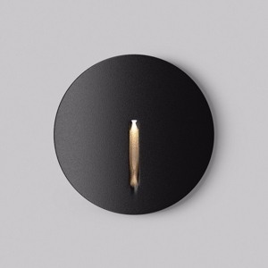 Maytoni segnapasso lock nero led per esterno da incasso 3w 3000k