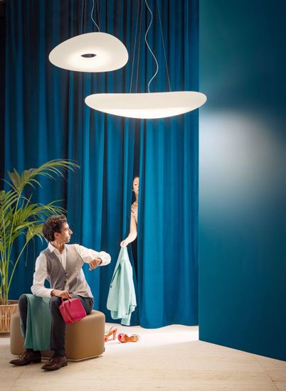 Stilnovo mr magoo lampadario led design lmoderno dimmerabile